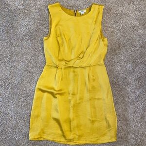 Bar III Gold Exposed Zipper Dress